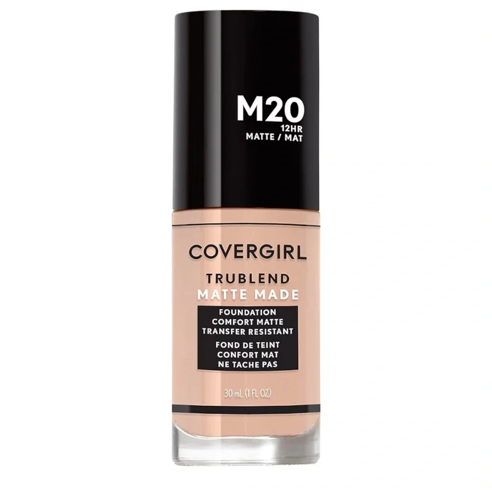 COVERGIRL TruBlend Matte Made Liquid Foundation, Warm Beige M20